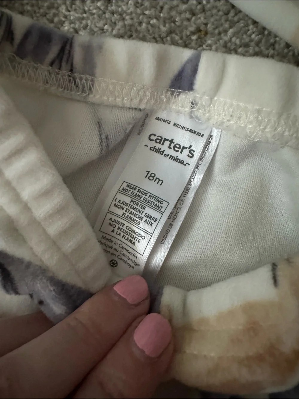 Carters soft cream